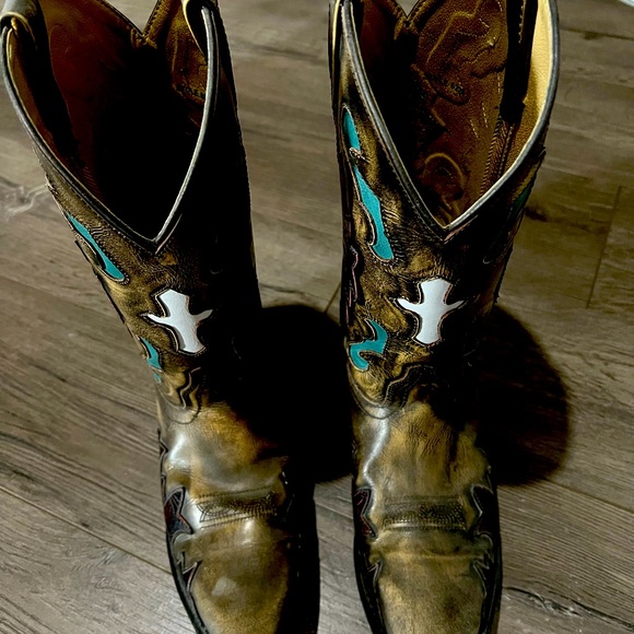 Smokey Mountain Leather Boots, size 10, beautiful hand crafted. - Picture 5 of 5